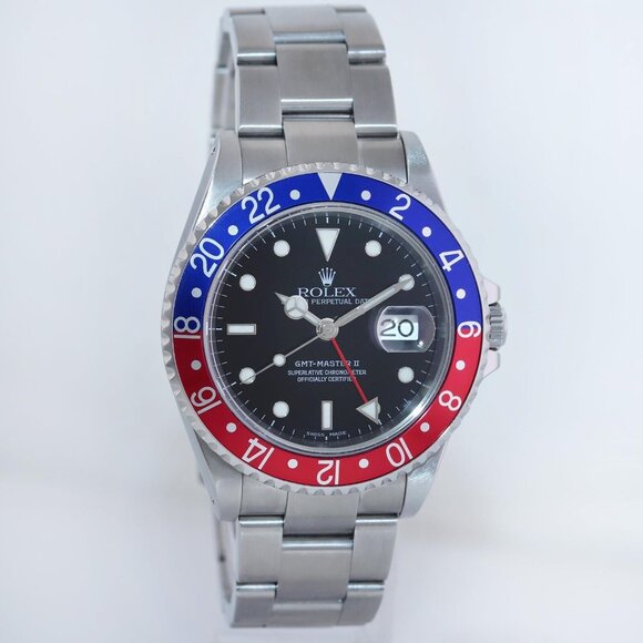 New Condition Men's Rolex Pepsi Blue 40mm Watch with hang tag and box - Picture 5 of 7